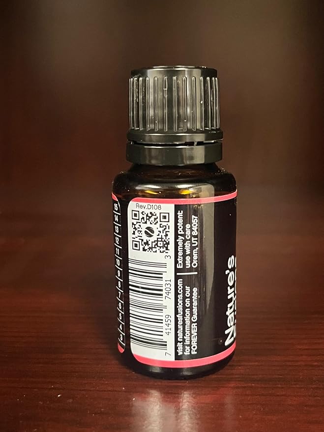 Nature's Fusions Cinnamon Bark, 100% Pure and Natural Essential Oils, Undiluted, Therapeutic Grade for Aromatherapy and Topical Use, .5 Fl Oz (Pack of 1) (15 mL)