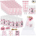 144 Pcs Halloween Lip Balms Hand Cream Sets Pink Supplies Including 36 Ghost Lip Balm and Moisturizing Hand Cream 36 Organza Bags Cards and Ropes for Team Accessories Party Thank You Gifts