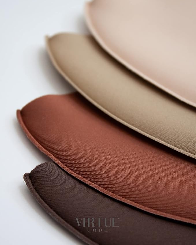 Virtue Code Second Skin Cloth Face Mask Pack. 4 Buttery Soft Masks Washable Fabric