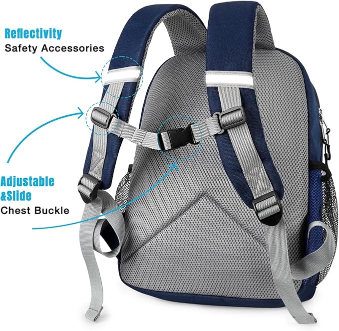 STEAMEDBUN Kids Backpack for Boys,Kindergarten Backpack for Toddler Boys Age 3-6
