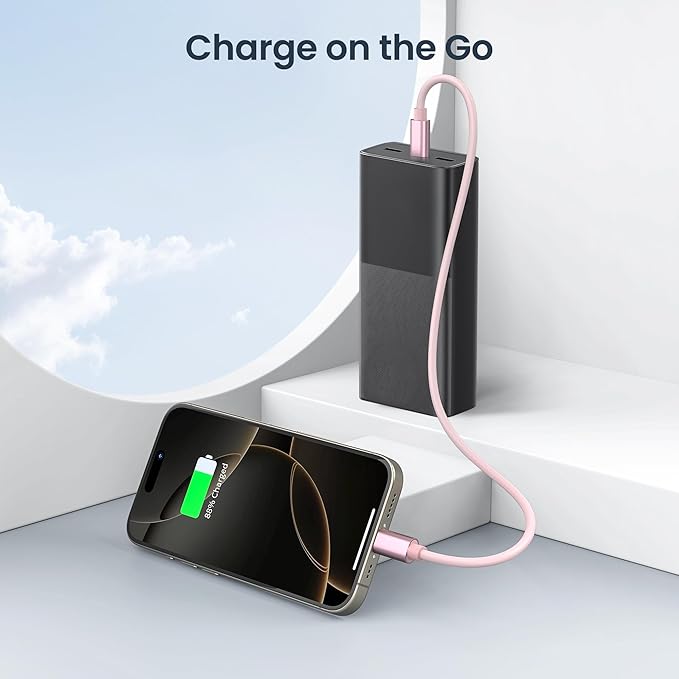 Elebase for iPhone 17 USB Charging Adapter Kit,Multi USBC Adaptor with 1Ft 100W Charger Cable Set,Type C to Micro USB 3.0 OTG iOS Travel Converter for iPhone 16 15 Max Pro,Samsung Galaxy S24 S23 Plus