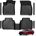 Floor Mats for Honda Accord 2023-2025 2026 (Include Gasoline & Hybrid), TPE All Weather Durable Floor Liners Door Sill Guards for Honda Accord Accessories
