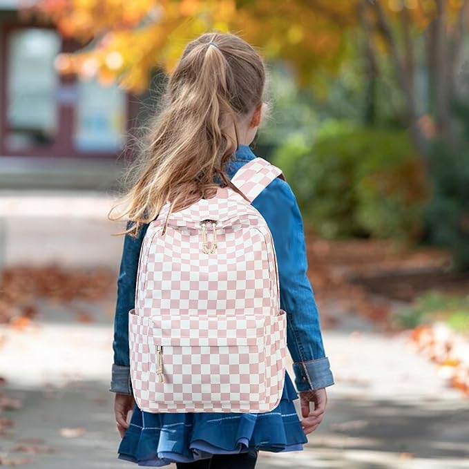 LEDAOU Backpack for Girls School Bag Kids Bookbag Teen Backpack Set Daypack with Lunch Bag and Pencil Case | Kids, Bookbag, Daypack, with Lunch Bag, and Pencil Case