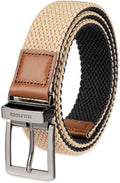 Tommy Hilfiger Men's Reversible Leather Belt, 2‑in‑1 Design for Dress Or Casual Wear