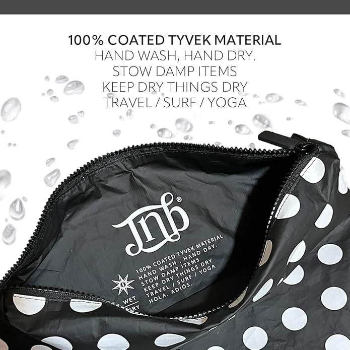 100% Coated Tyvek Material, Beach Pouch, Waterproof Pouch for Beach, Makeup Pouch, Wet Dry Bag,Clutch