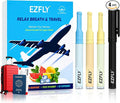 EZFly - Travel Essentials - TSA Accepted Flavored Air Puffer, Travel Accessories for Plane, Cruise, Bus and Train, Best Airplane Gadgets - Electric and Smoke Free (4 Pack)