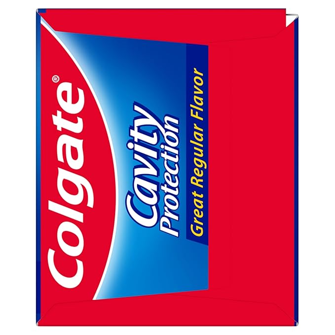 Colgate Cavity Protection Travel Toothpaste with Fluoride, ADA Accepted, TSA Approved Size - 2.5 Ounce (6 Pack)