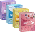 YUCO Laundry Detergent Sheets Pack of 4, Berry + Champagne + Fresh + Lavender, Total 320 Loads, Total 4 Packs
