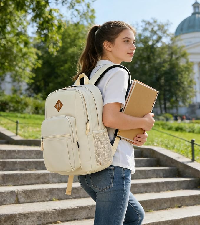 abshoo Classical Basic Travel Backpack For School Water Resistant Bookbag | For School, For School