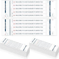 Feifeiya 500 Hotel Luggage ID Tag Paper Baggage Claim Check Tag Numbering from 000 to 499 Baggage Identification Suitcase(White)