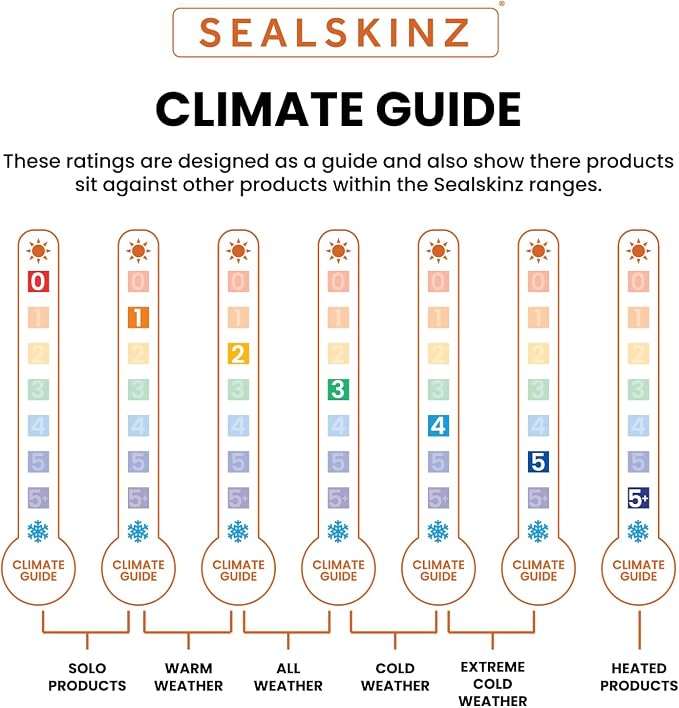 SEALSKINZ Unisex Waterproof All Weather Cycle Oversock