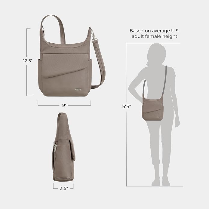Travelon Anti-Theft Classic Messenger Bag