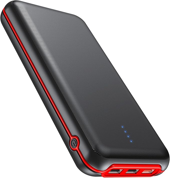 Portable Charger, 30000mAh 22.5W Fast Charging Power Bank with Flashlight and 4 Outputs, USB C External Charger, Travel Essential Battery Pack for iPhone, Galaxy, LG, Pad Mini, Tablet, and More