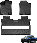 Floor Mats for 2017-2025 2026 Honda Ridgeline, TPE All Weather Durable Floor Liners for Honda Ridgeline Accessories
