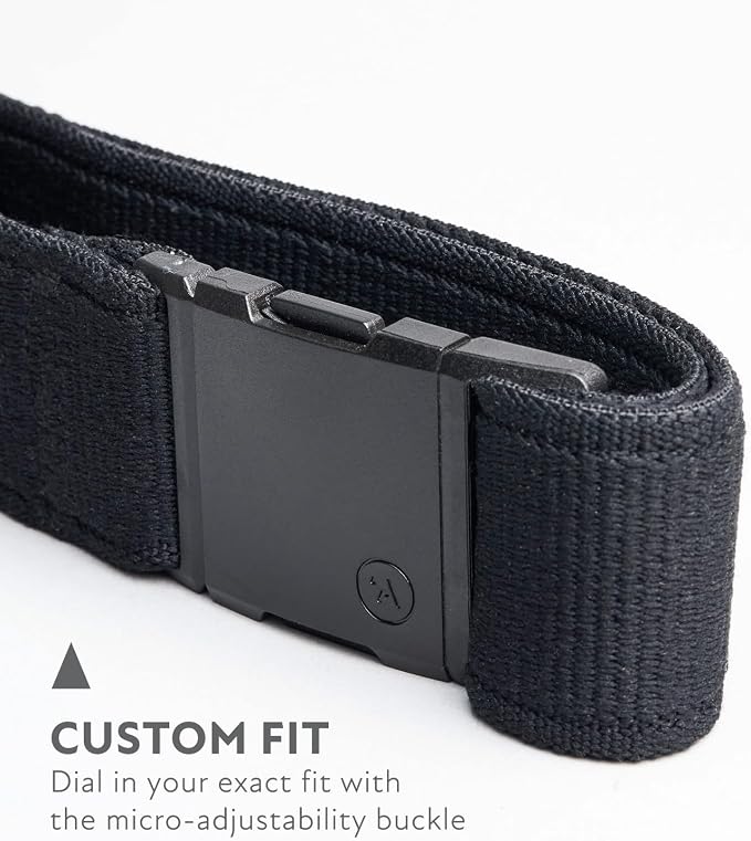 Arcade Belts A2 Unisex Adventure Belt: Heavy Duty Stretch, Metal Free Buckle