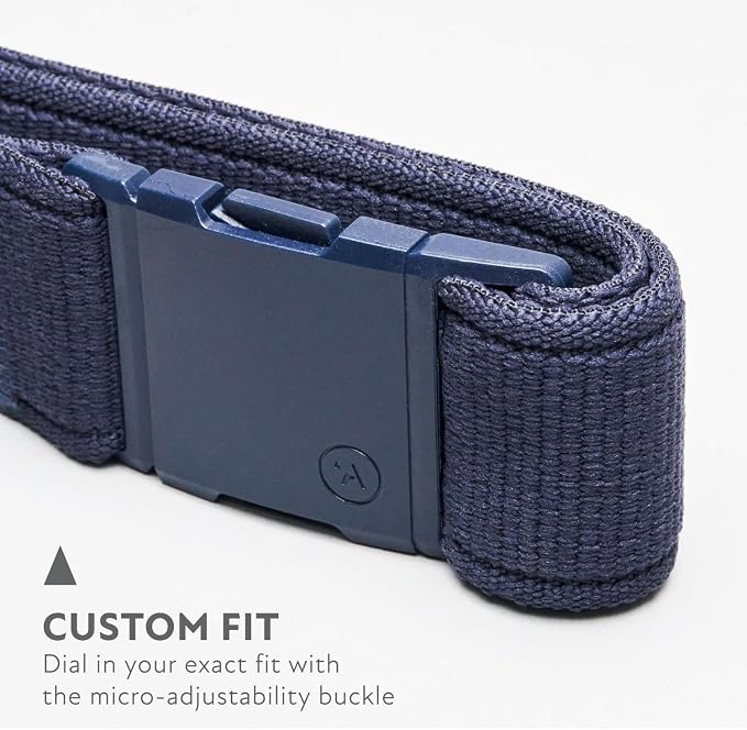 Arcade Belts A2 Unisex Adventure Belt: Heavy Duty Stretch, Metal Free Buckle