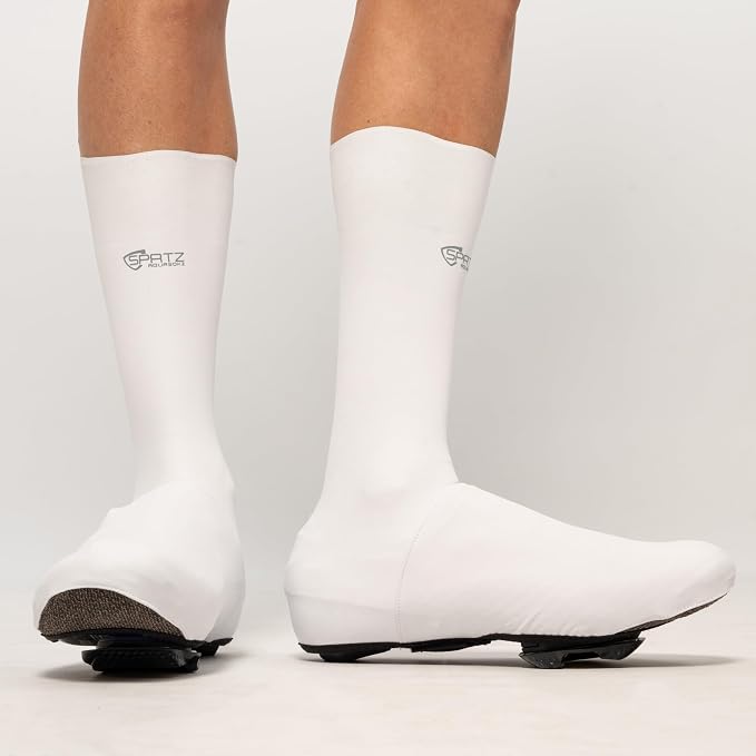 Aquasokz Hi Waterproof Cycling Oversocks – Long-Cut UCI Legal Aero Fit Shoe Covers with Kevlar Toe Protection & Silicone Grip