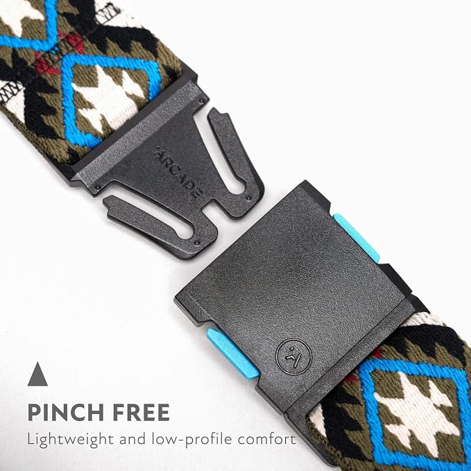 Arcade Belts A2 Unisex Adventure Belt: Heavy Duty Stretch, Metal Free Buckle