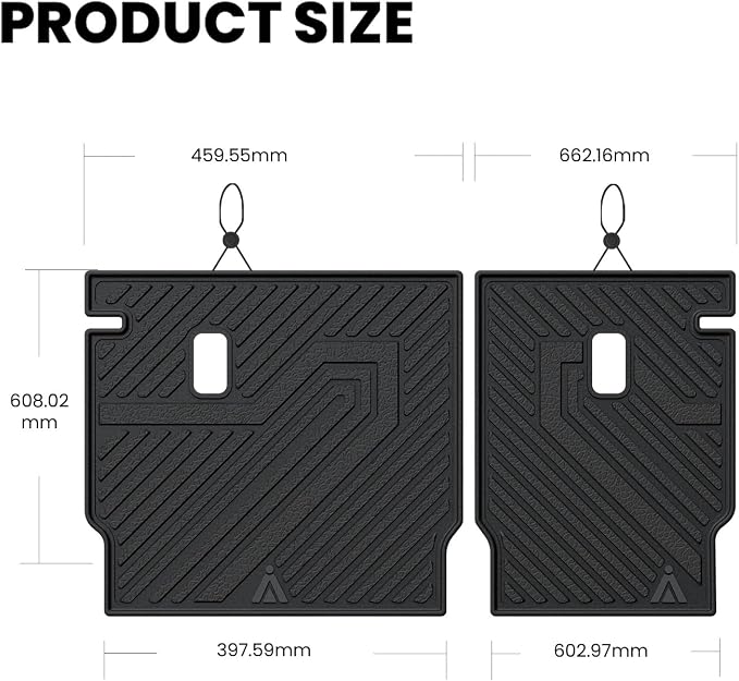 LASFIT Rear Seat Back Protector for Honda HR-V 2023-2027,All Weather TPE Pet Friendly Custom Fit HR-V Second Row Back Seat Cover Backseat Mat Liner