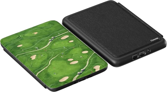 Casely Kindle Case | Clubhouse | The Back Nine | Compatible with 7” Kindle Colorsoft and 7” Kindle Paperwhite (12th Gen 2024 Models)