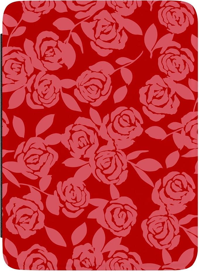 Casely Kindle Case | Final Rose | Red & Pink Floral | Compatible with 7” Kindle Colorsoft and 7” Kindle Paperwhite (12th Gen)