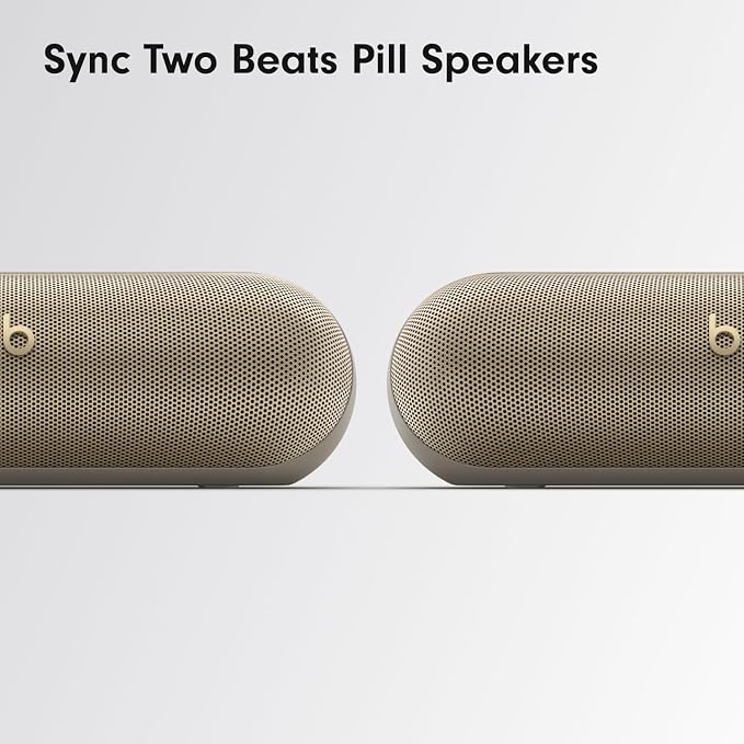 Beats Pill - Wireless Bluetooth Speaker with 20W Power Adapter - Champagne Gold