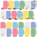 24 Pack Cute Mist Hand Sanitizer Spray Keychain Mini Hand Sanitizer Bulk Travel Size 1oz Wedding Favor Scented Moisturizing Variety Pack Back to School Teacher Gift Positive Employee Team Gift
