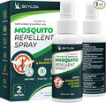 Mosquito Repellent Spray: Travel Size Mosquito Repellent Spray for Body - DEET-Free - Plant-Based Mosquito Spray Outdoor Indoor Use for Camping Travel Backyard - Against Mosquitoes - 2 Count