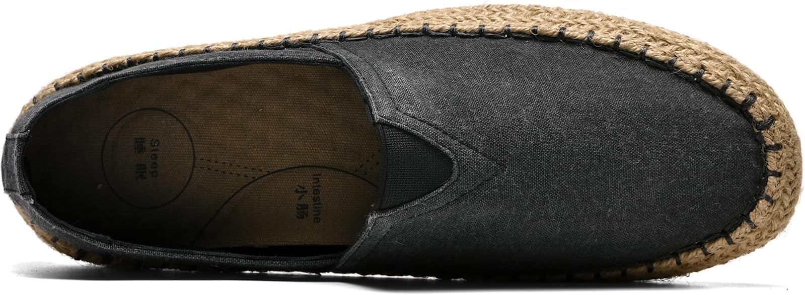 CASMAG Men's Fashion Casual Canvas Espadrille Slip-on Shoes Loafers