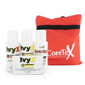 CoreTex Ivy X Poison Plant Protection Kit - Contains Pre-Contact Protection Gel, Post-Contact Cleanser & Soap, and Anti-Itch Dual Action Gel - Provides Complete Defense Against Poisonous Plants