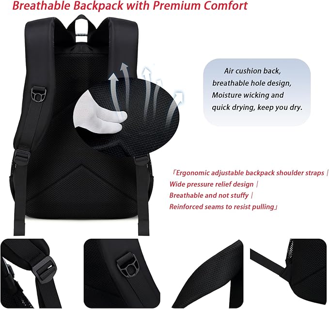 Boys Backpack Kids Bookbag Teens School Bag Luminous Game Large capacity bag