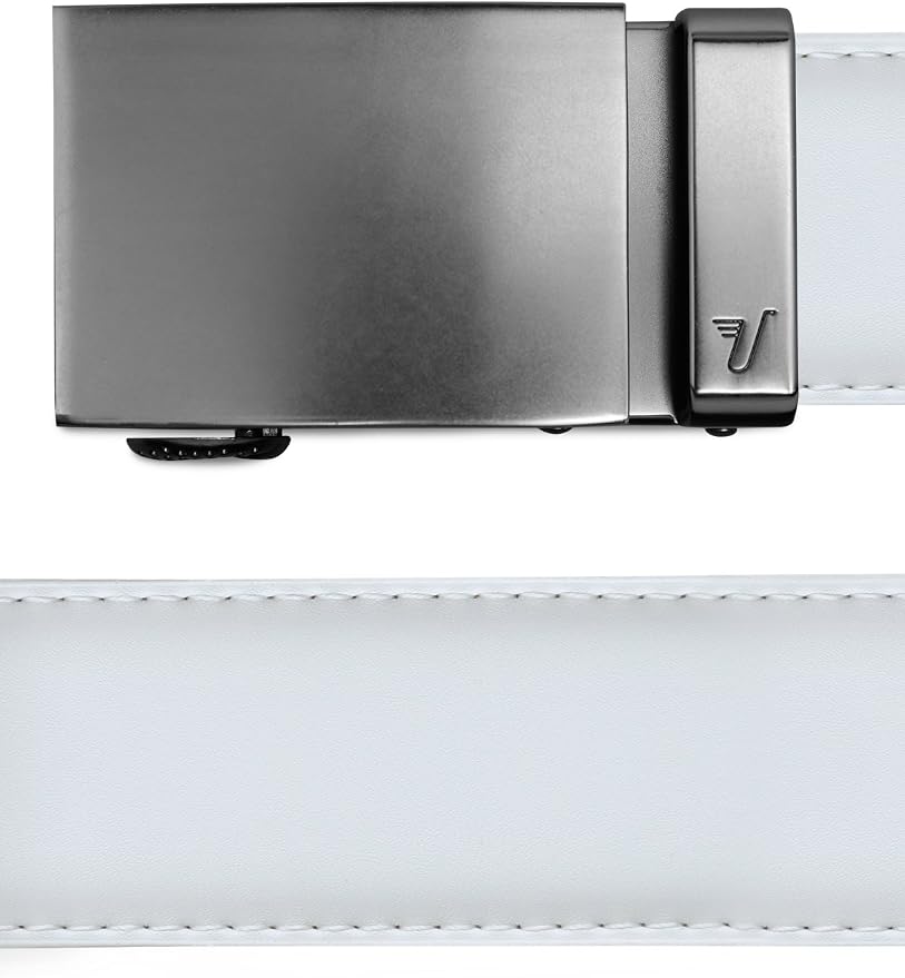 Mission Belt Men's Leather Ratchet Belt, 40mm Metal Collection