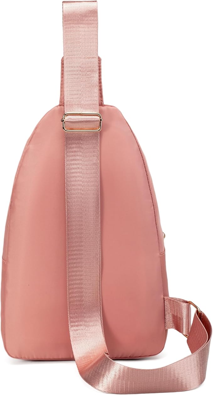 Banelu Crossbody Sling Backpack Sling Bag for Women, Small Chest Bag Daypack Fanny Packs Cross Body Bag for Outdoors Hiking Traveling