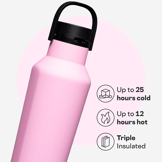 Corkcicle. Pink Sun Soaked Sport Canteen, 1 EA