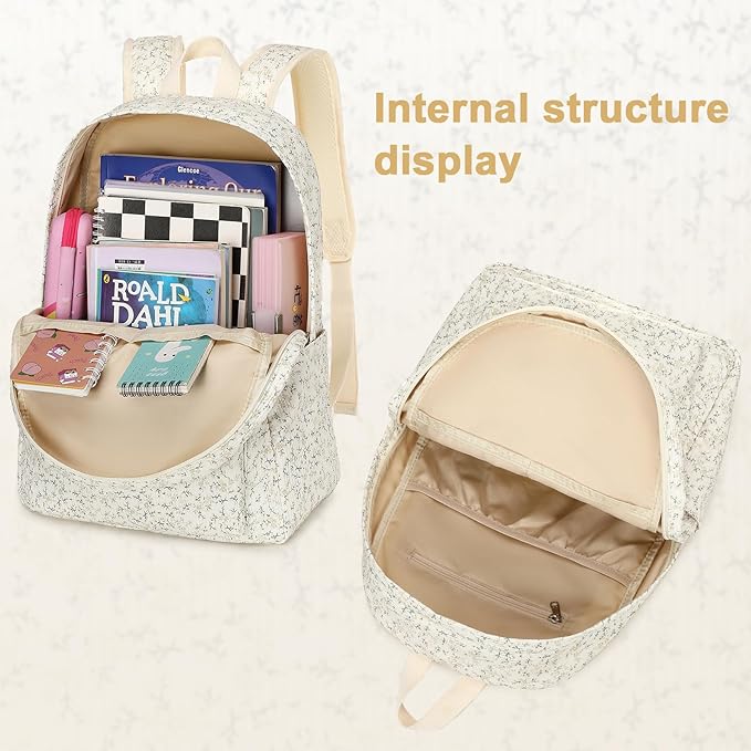 LEDAOU Backpack for Girls School Bag Kids Bookbag Teen Backpack Set Daypack with Lunch Bag and Pencil Case | Kids, Bookbag, Daypack, with Lunch Bag, and Pencil Case