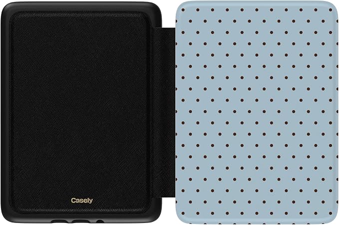 Casely 6" Kindle Case | On the Dot | Blue Polka Dot | Compatible with 6-inch Amazon Kindle 2024/2022 (11th Generation)