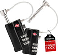 Professional Gun Case Lock TSA Approved – Heavy-Duty, Cut-Resistant & Child-Safe Security Padlock for Firearms, Pistols, Rifle Cases, and Travel Luggage