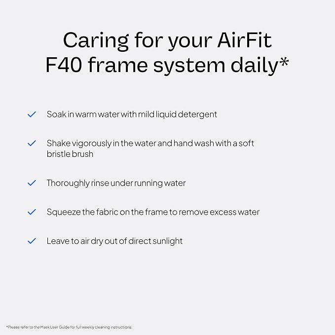 Resmed AirFit F40 Replacement Frame System (Without Headgear) - Medium
