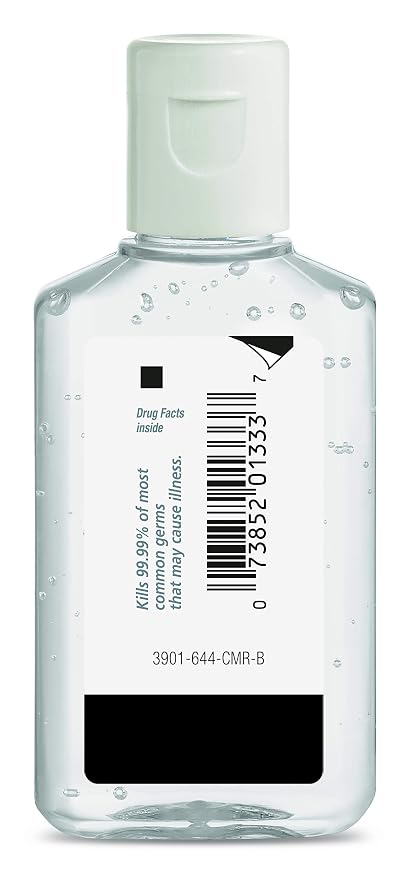 Purell Advanced Hand Sanitizer Refreshing Gel, Clean Scent, 1 fl oz Travel Size flip-Cap Bottle (Pack of 72) - 3901-72-CMR