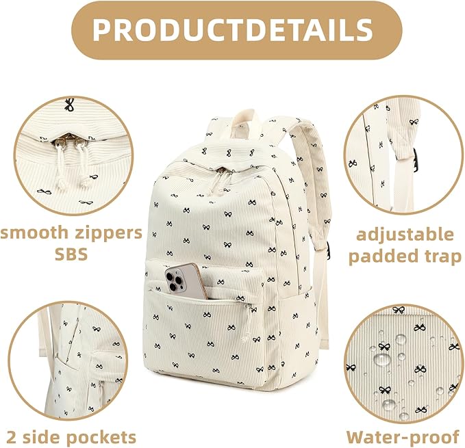 LEDAOU Backpack for Girls School Bag Kids Bookbag Teen Backpack Set Daypack with Lunch Bag and Pencil Case | Kids, Bookbag, Daypack, with Lunch Bag, and Pencil Case