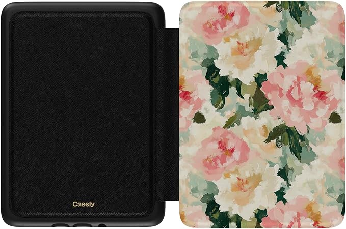 Casely 6" Kindle Case | The Garden Room | Painted Petals | Compatible with 6-inch Amazon Kindle 2024/2022 (11th Generation)