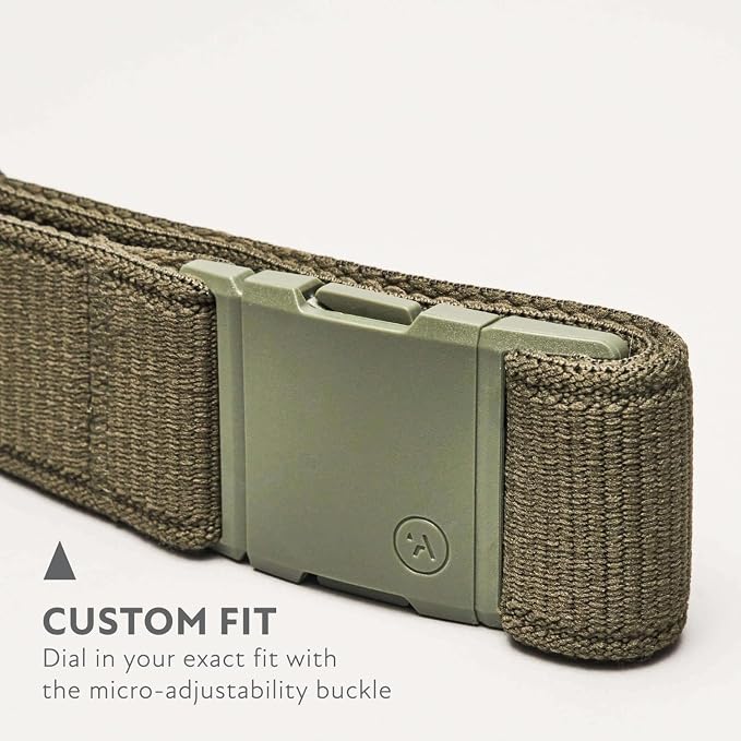 Arcade Belts A2 Unisex Adventure Belt: Heavy Duty Stretch, Metal Free Buckle