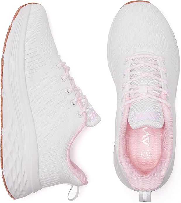 AVW Womens Non Slip Work Shoes Water Resistant Walking Sneakers Food Service Chef Kitchen Shoes