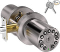 BOTHSTAR Keypad Door Knob with Key,Keyless Entry Door Lock, Code Locks Door Knob, Auto Lock,50 User Code, for Home,Office,Hotel,Bedroom,Garage,Not Deadbolt