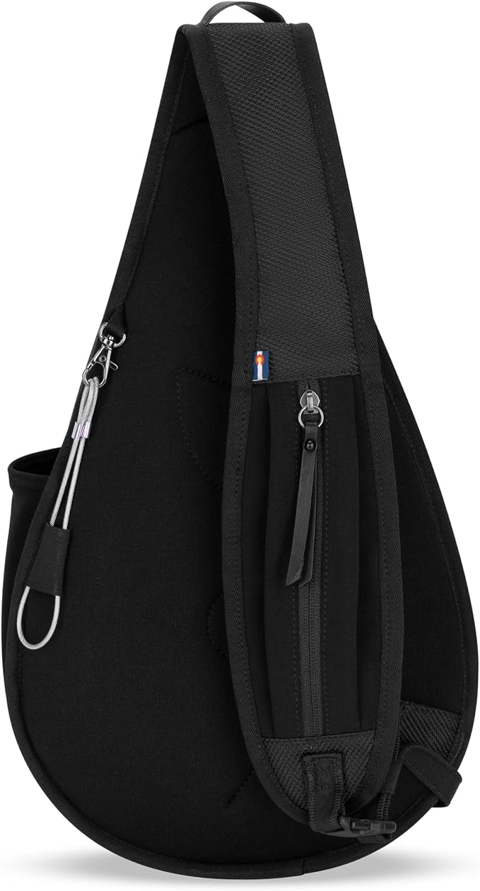 Sherpani Esprit, Anti Theft Sling Bag, Right-Handed Sling Purse, 10L Travel Bag, Crossbody Backpack, Travel Gift, Fits 10 Inch Tablet (Sakura)