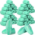 Leumoi 500 Pcs Disposable Boot Covers Bulk Non Slip Disposable Shoe Covers Large Durable Non Woven Shoe Protector for Indoors, Home, Floors and Shoes, One Size Fits Most(Green)