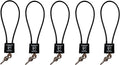 Cable Gun Locks with Keys Hunting Sports- Keyed Alike 15" Cable Gun Safe Lock CA DOJ Approved for Pistols, Handguns, Rifles, and Shotguns, Home, Storage Firearm Locking and Safety