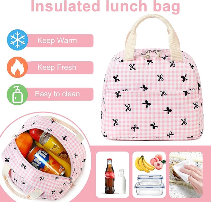 LEDAOU Backpack for Girls School Bag Kids Bookbag Teen Backpack Set Daypack with Lunch Bag and Pencil Case | Kids, Bookbag, Daypack, with Lunch Bag, and Pencil Case