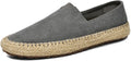 CASMAG Men's Fashion Casual Canvas Espadrille Slip-on Shoes Loafers