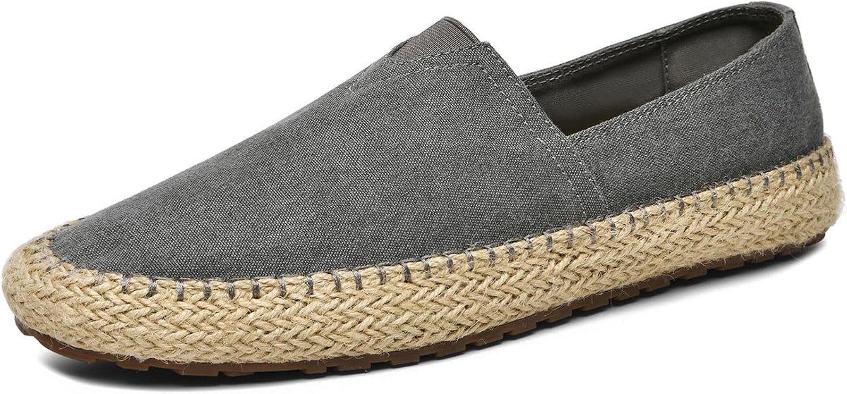 CASMAG Men's Fashion Casual Canvas Espadrille Slip-on Shoes Loafers